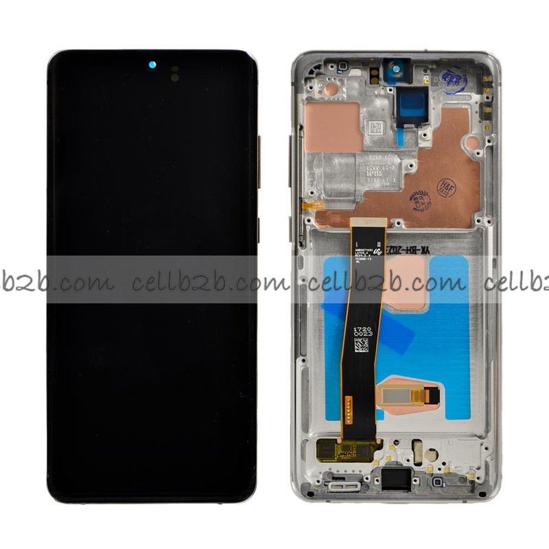 Pantalla Samsung Galaxy S20 Ultra 5G G988B OLED Gris Con Marco Completa