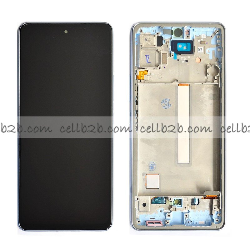 Pantalla Samsung Galaxy A53 5G A536B OLED Azul Con Marco Completa