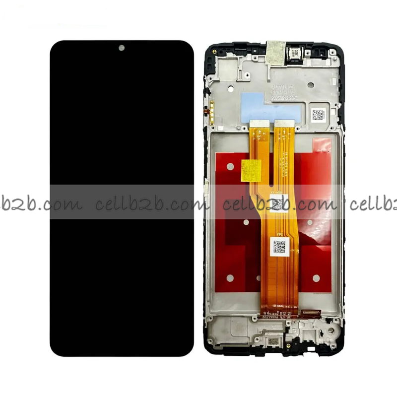 *Pantalla Samsung Galaxy A07 A075 Negra Con Marco Completa SERVICE PACK