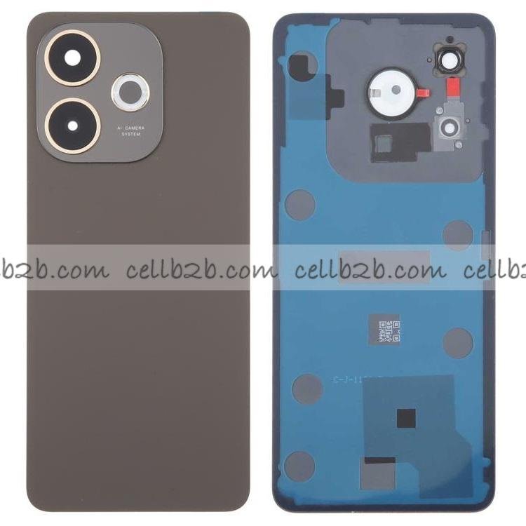 Tapa Trasera para OPPO A5 Pro 4G / A5 Pro 5G Negra/Marrón ORI CON LENTE