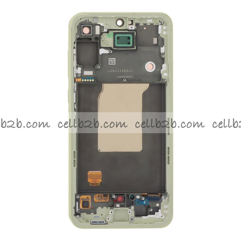 *Carcasa Frontal para Samsung A55 5G A556 Amarillo SERVICE PACK
