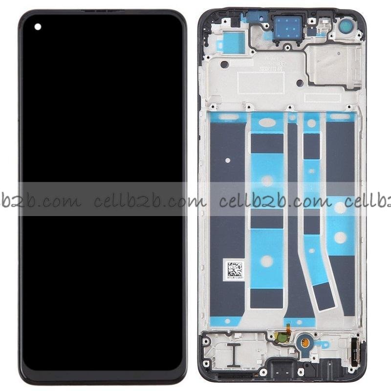 Pantalla OPPO A78 4G OLED CON MARCO Negro Completa LCD+Táctil