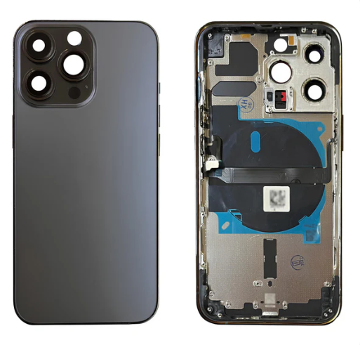 Tapa Chasis iPhone 13 Pro Negro Con Recambios