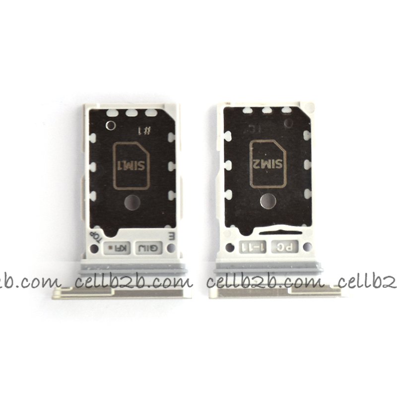 Bandeja de Dual SIM para Samsung S21 FE 5G G990B Blanca