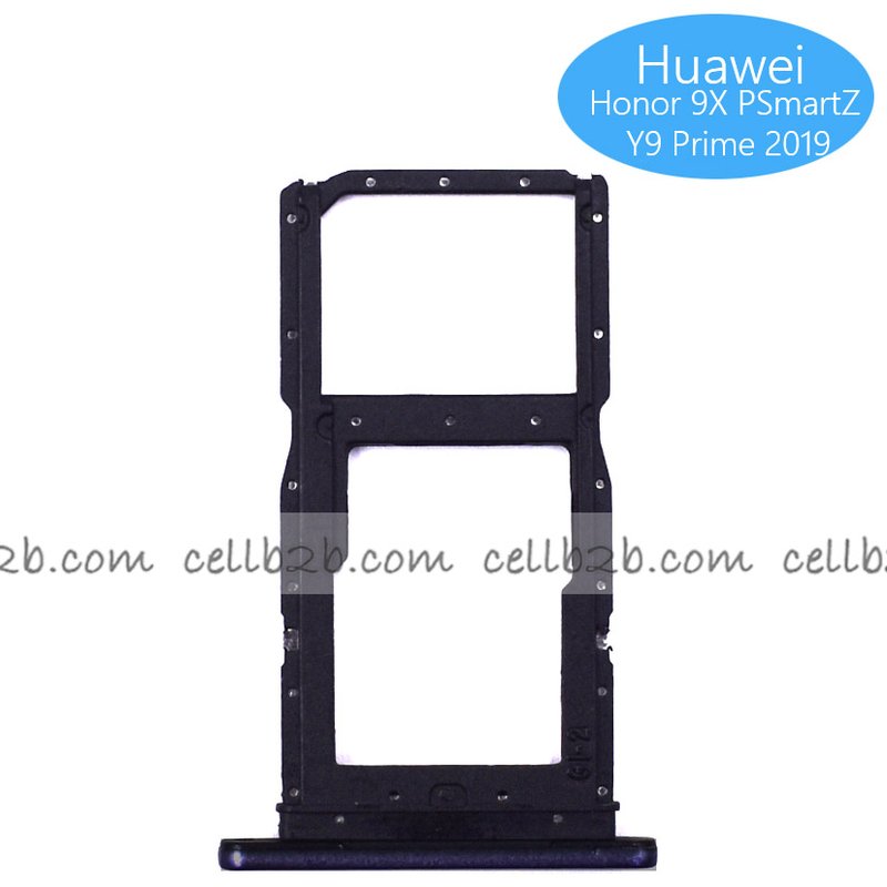 Bandeja de la Tarjeta SIM para Huawei Honor 9X/ P Smart Z/ Y9 Prime 2019 Negra