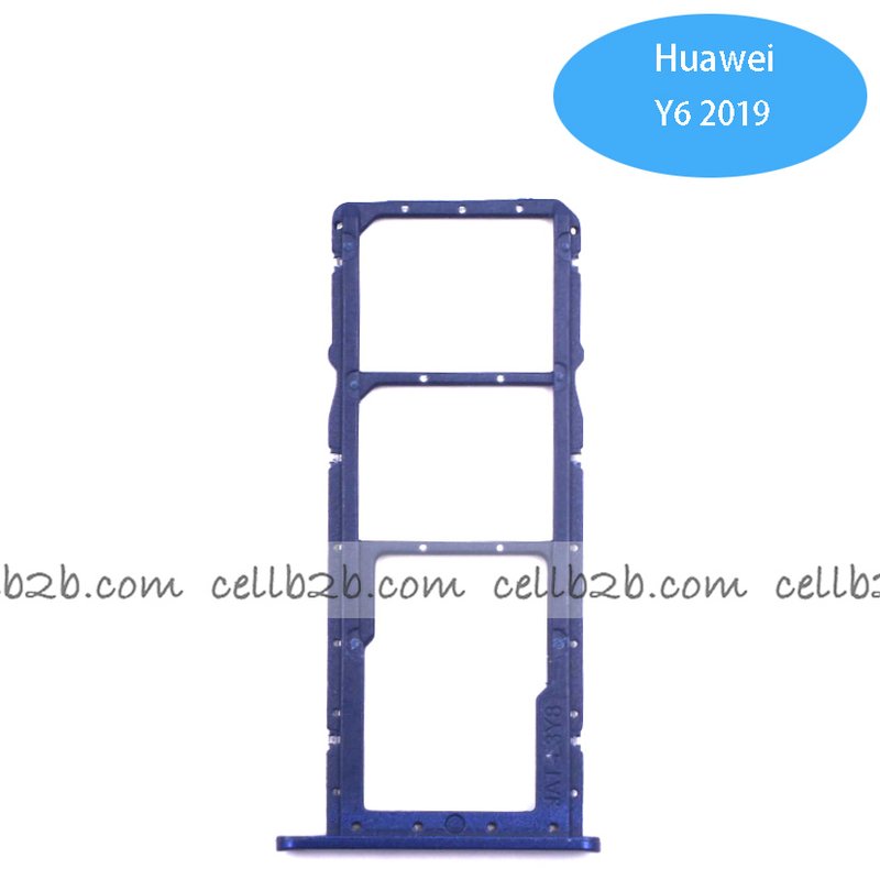 Bandeja de la Tarjeta SIM para Huawei Y6 2019 Azul