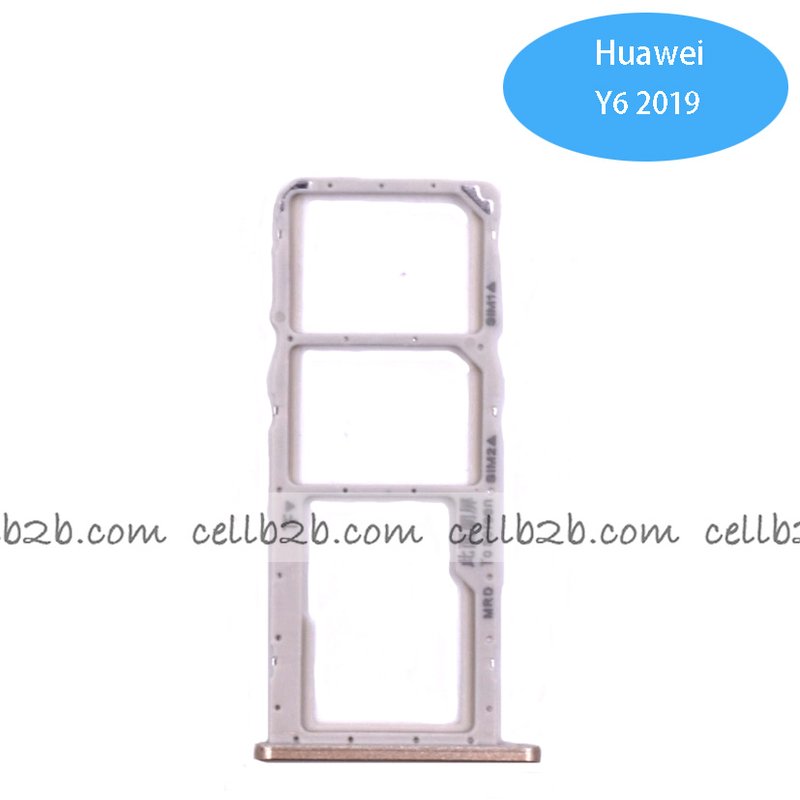 Bandeja de la Tarjeta SIM para Huawei Y6 2019 Dorada