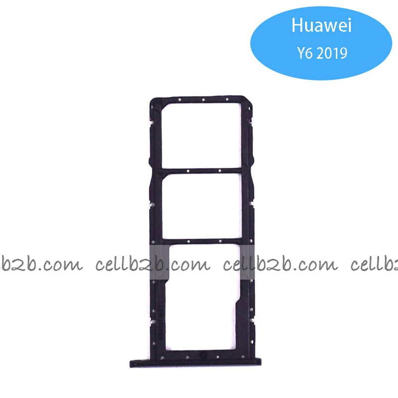 Bandeja de la tarjeta SIM para HUAWEI Y6 2019 Negro