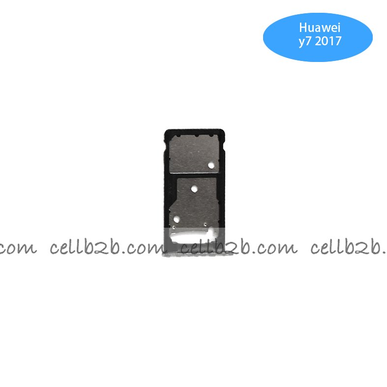 Bandeja de la Tarjeta SIM para Huawei Y7 2017 Negra