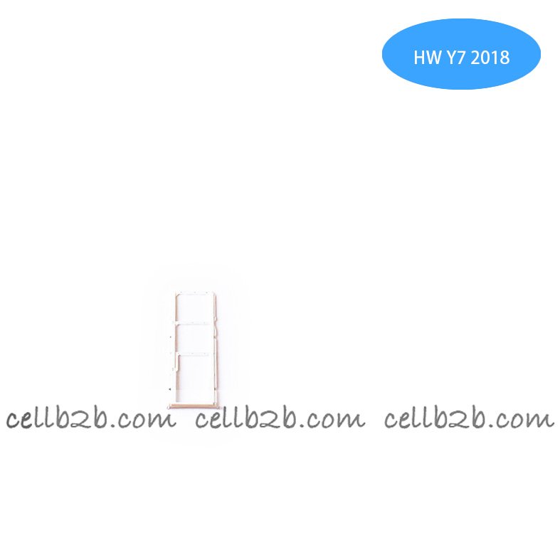 Bandeja de la Tarjeta SIM para Huawei Y7 2018 Plateada