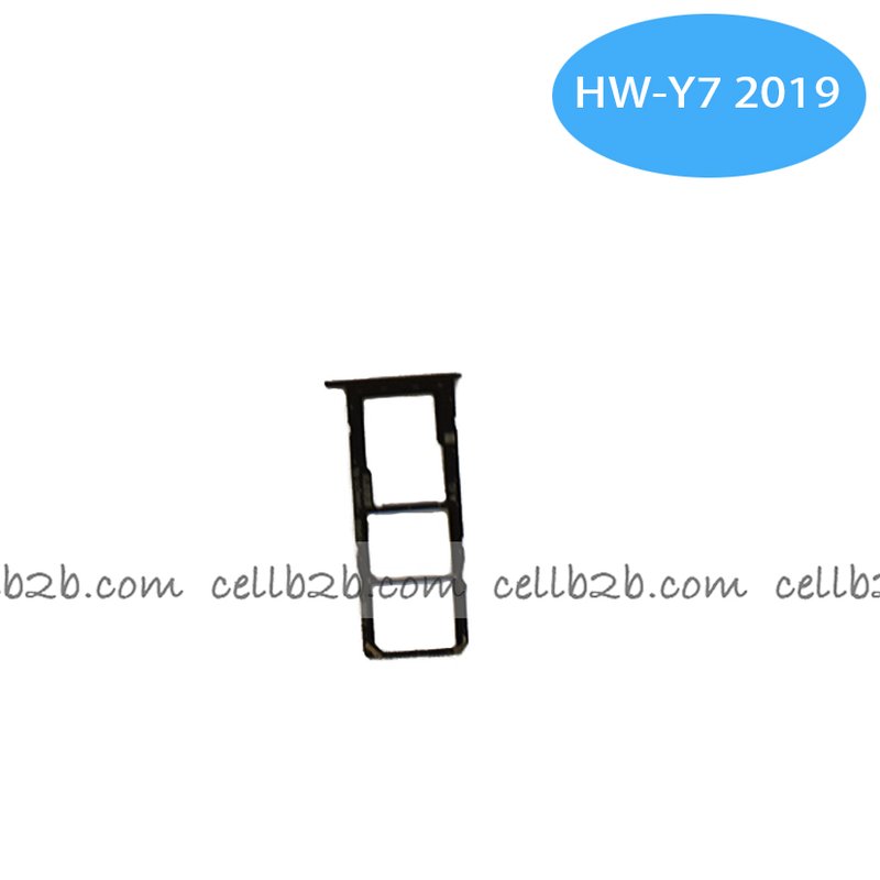 Bandeja de la Tarjeta SIM para Huawei Y7 2019 Negra