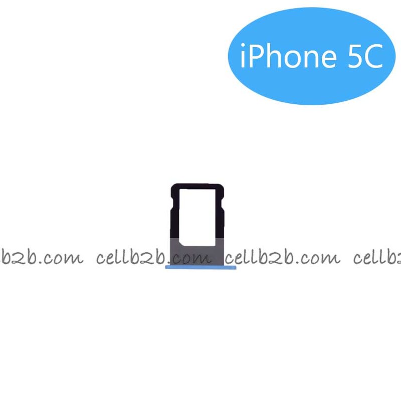 Bandeja de la Tarjeta SIM para iPhone 5C Azul