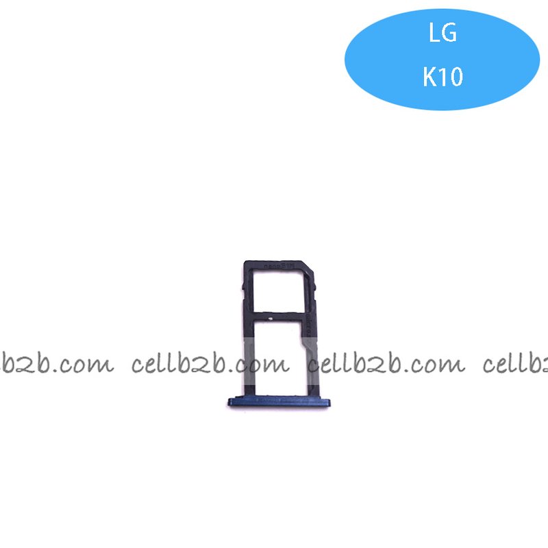 Bandeja de la Tarjeta SIM para LG K10 2018 Azul