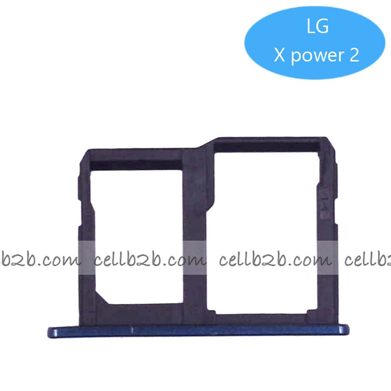 Bandeja de la Tarjeta SIM para LG X Power 2 Azul