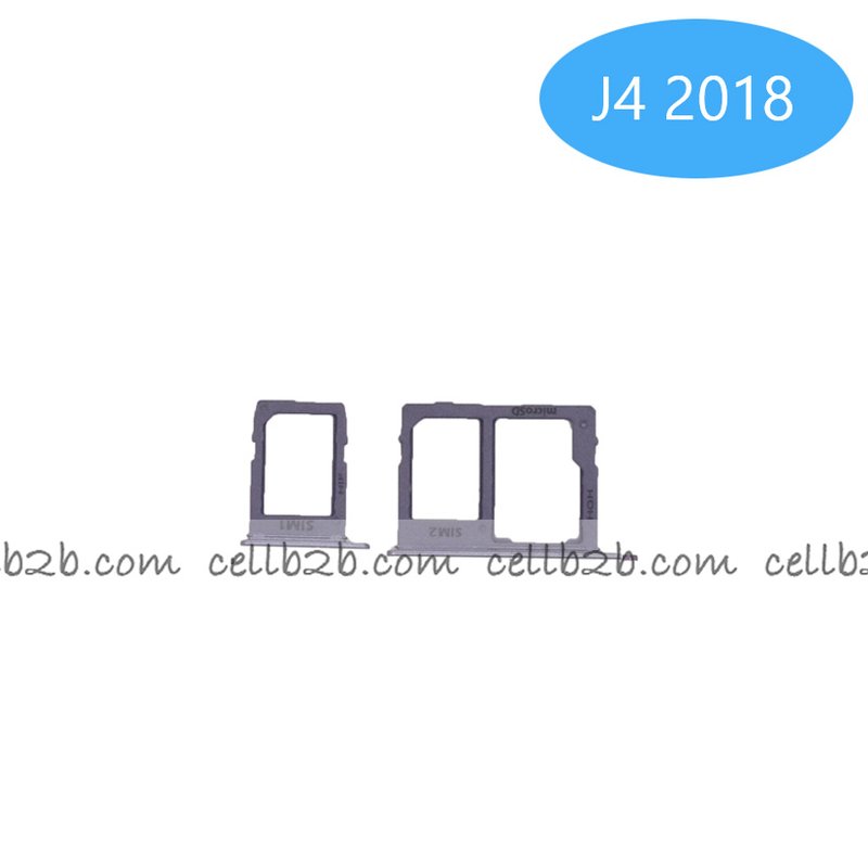 Bandeja de la Tarjeta SIM para Samsung J4 2018 Gris