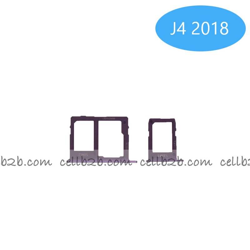 Bandeja de la Tarjeta SIM para Samsung J4 2018 Lila