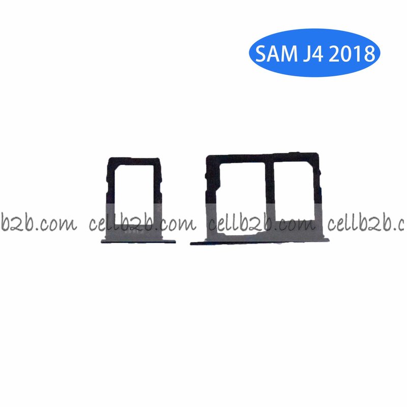 Bandeja de la Tarjeta SIM para Samsung J4 2018 Negra