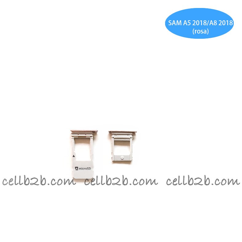 Bandeja de la Tarjeta SIM para Samsung SM-A530 GALAXY A8 (2018) Rosa