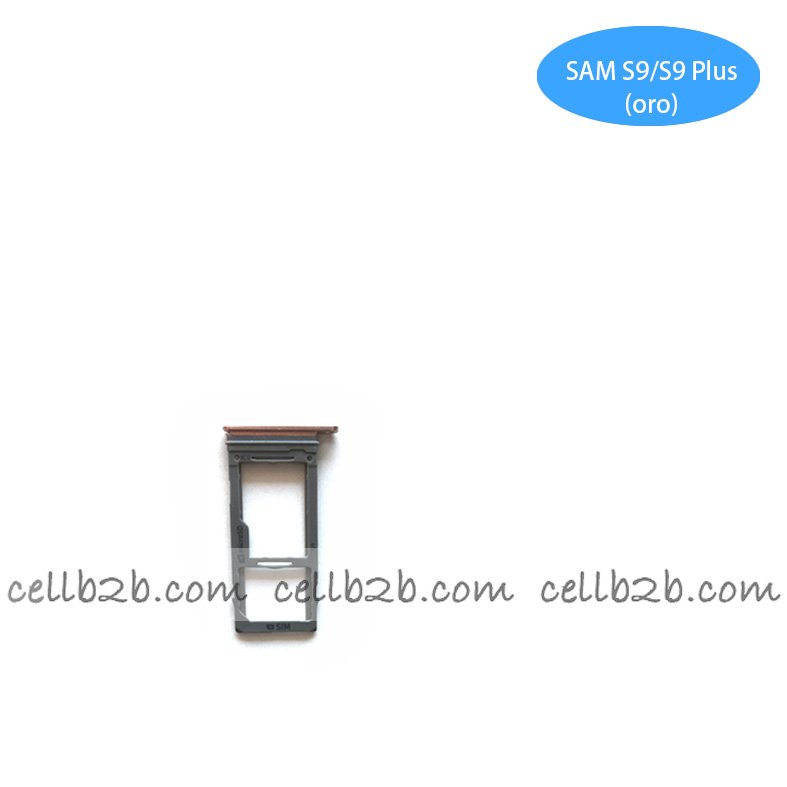 Bandeja de la Tarjeta SIM para Samsung SM-G960 GALAXY S9 / SM-G965 GALAXY S9 PLUS Dorada