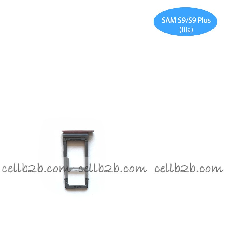Bandeja de la Tarjeta SIM para Samsung SM-G960 GALAXY S9 / SM-G965 GALAXY S9 PLUS Lila