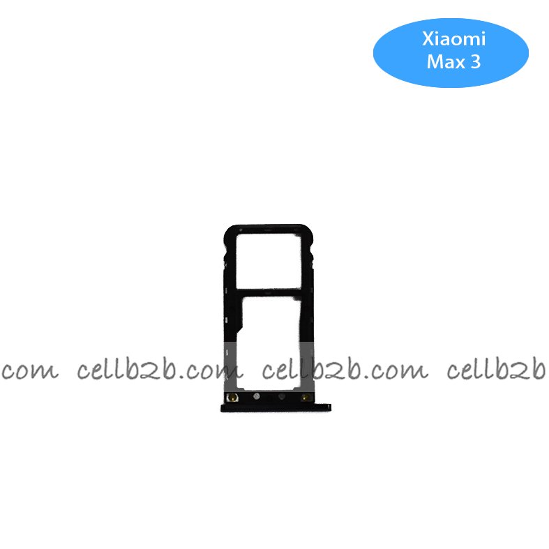 Bandeja de la Tarjeta SIM para Xiaomi Mi Max 3 Negra