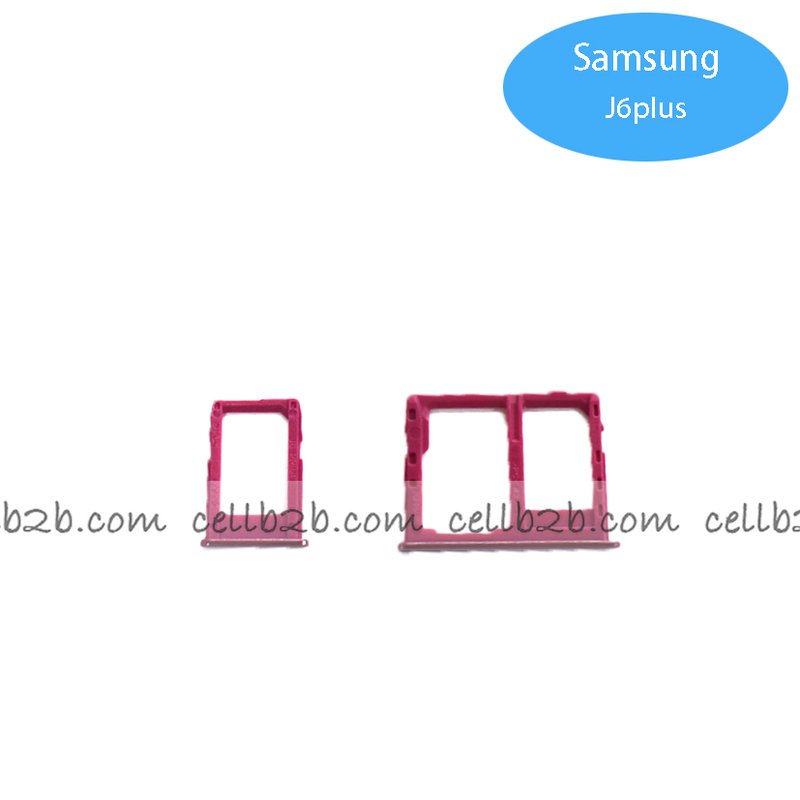Bandeja de la Tarjeta SIM Samsung J6 Plus J610 Rojo