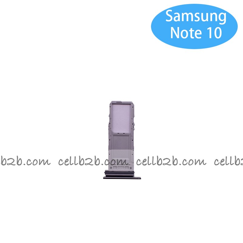 Bandeja de Nano SIM para Samsung Note 10 N970F Negra