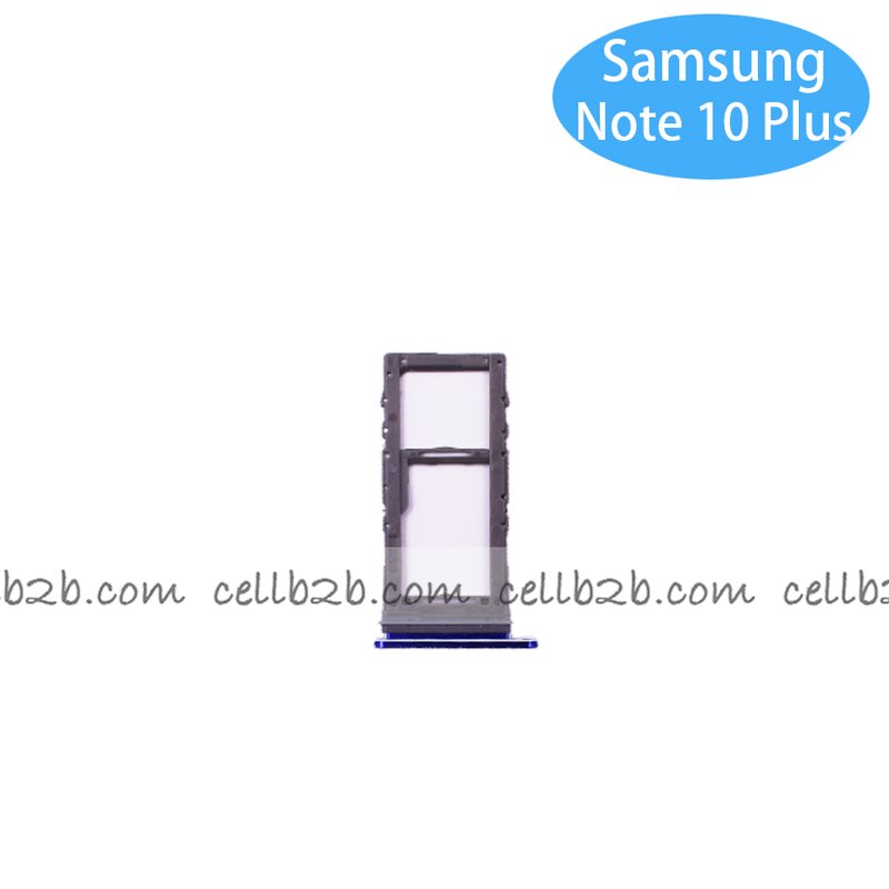 Bandeja de Nano SIM para Samsung Note 10 Plus N975F Azul