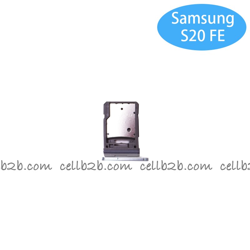 Bandeja de Nano SIM Para Samsung S20 FE / S20 Lite G780F Blanca
