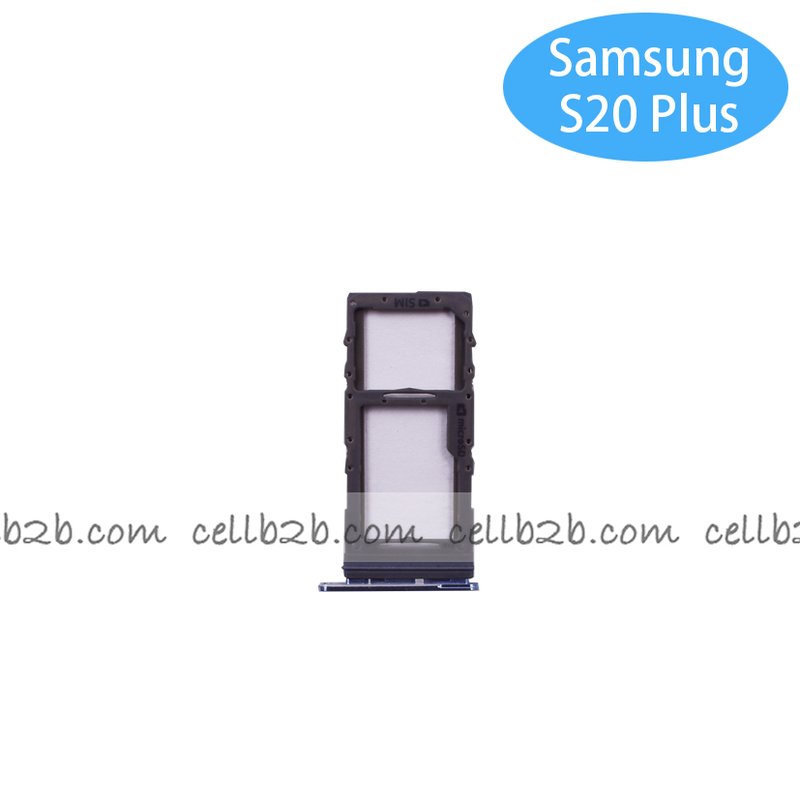 Bandeja de Nano SIM Para Samsung S20 Plus G985F Azul