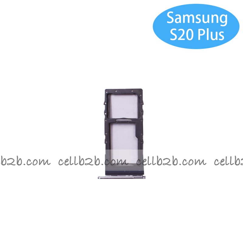 Bandeja de Nano SIM Para Samsung S20 Plus G985F Blanca