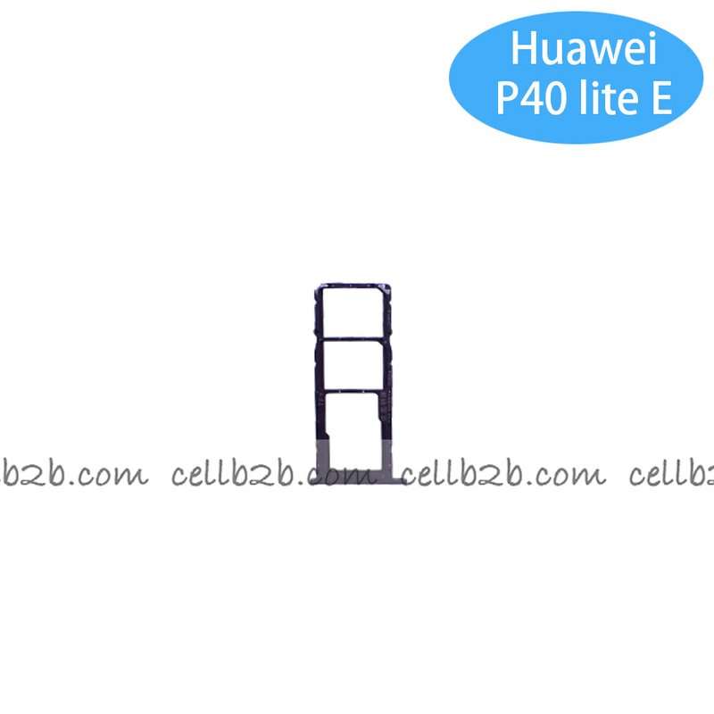 Bandeja de SIM para Huawei P40 Lite E / Enjoy 10 Negra