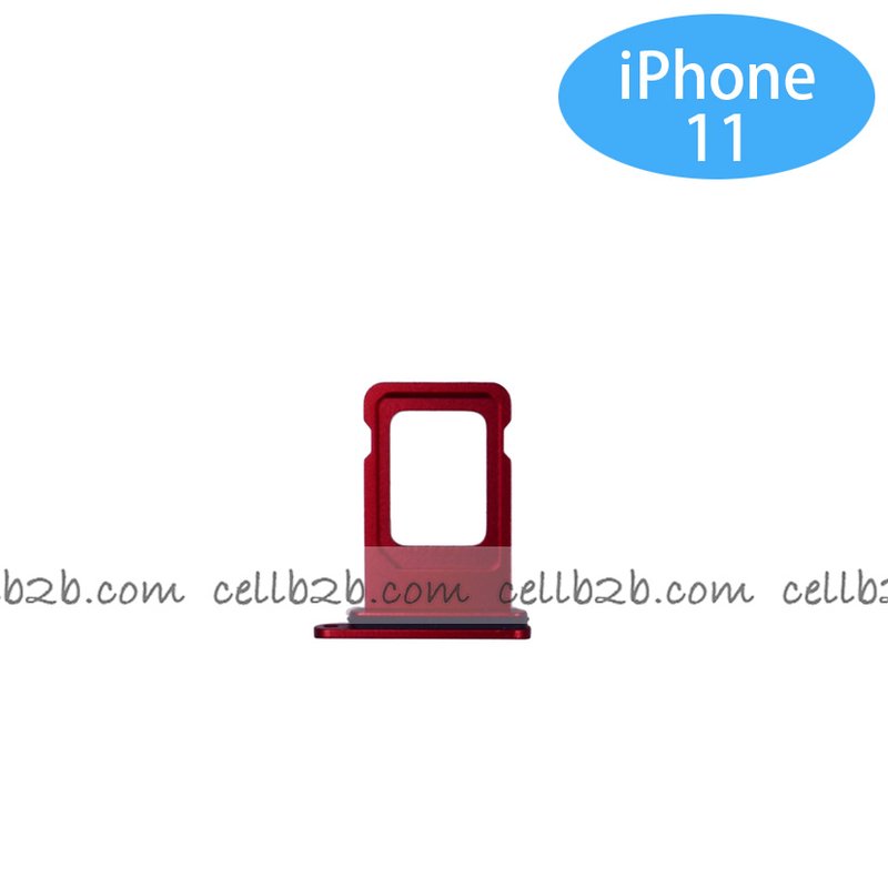 Bandeja de SIM para iPhone 11 Roja