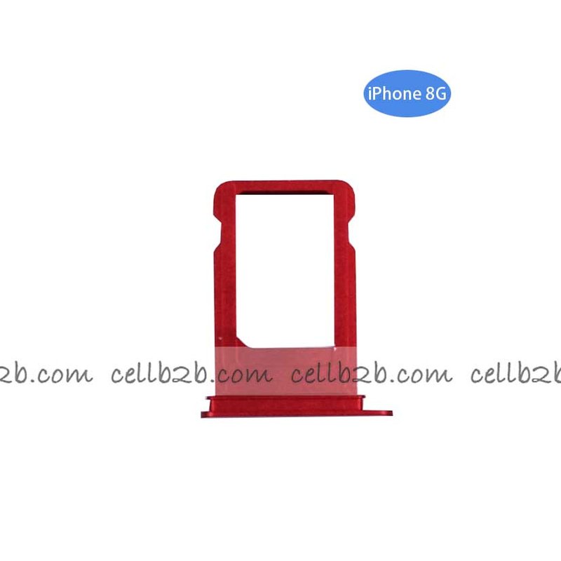 Bandeja de SIM para iPhone 8G / iPhone SE 2020 Rojo