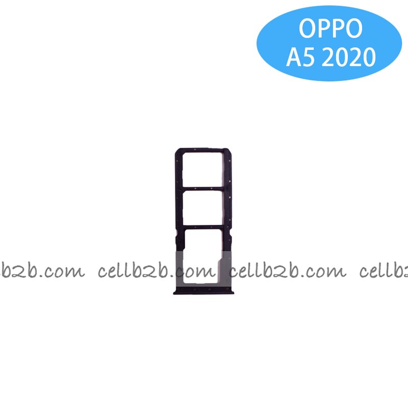 Bandeja de SIM para OPPO A5 2020 / A9 2020 Negra