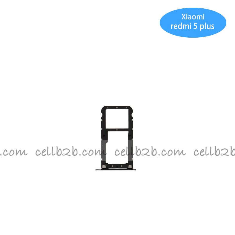 Bandeja de SIM para Redmi 5 Plus Negra