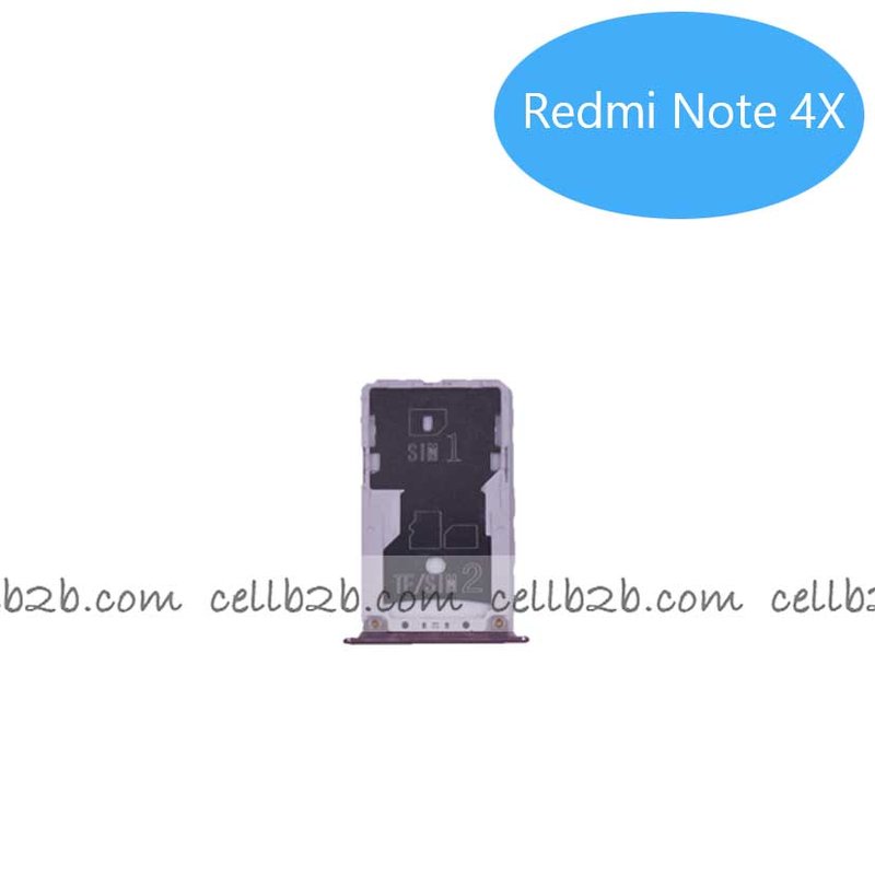 Bandeja de SIM para Redmi Note 4X Plateada