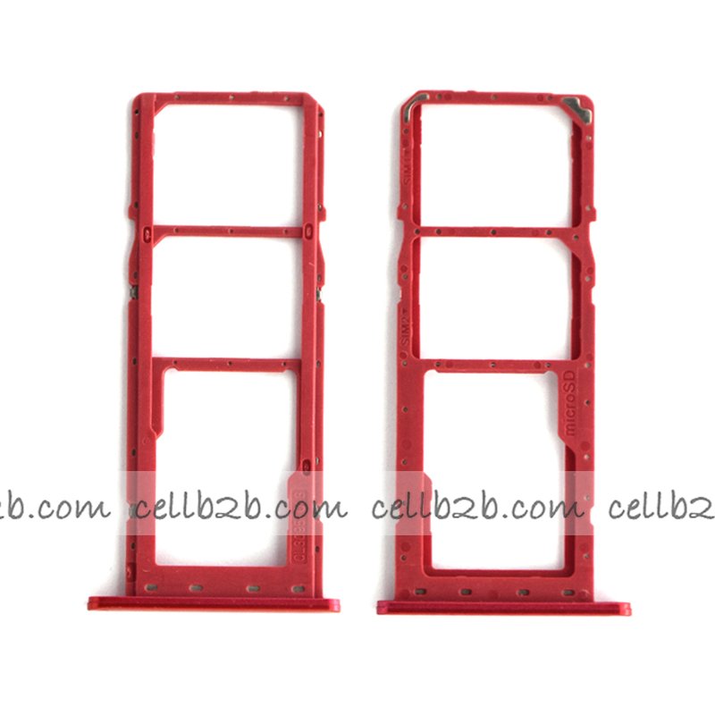 Bandeja de SIM para Samsung A03 A035G Roja