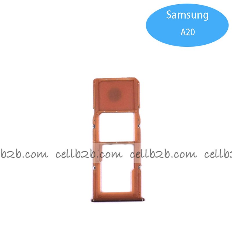 Bandeja de SIM para Samsung A20 A205F Dorada