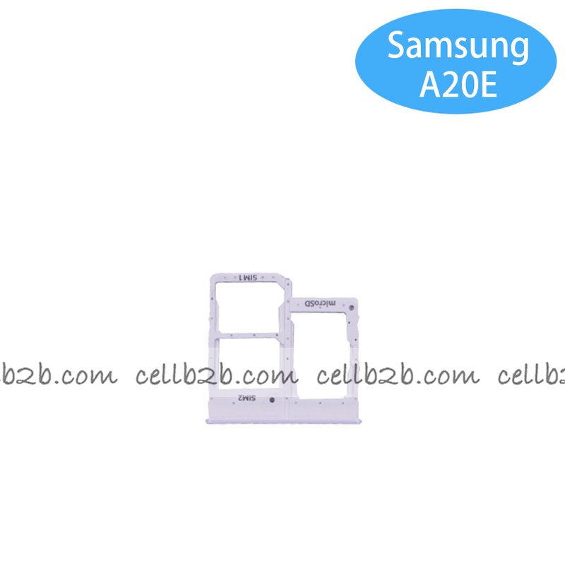 Bandeja de SIM para Samsung A20E A202F Blanca
