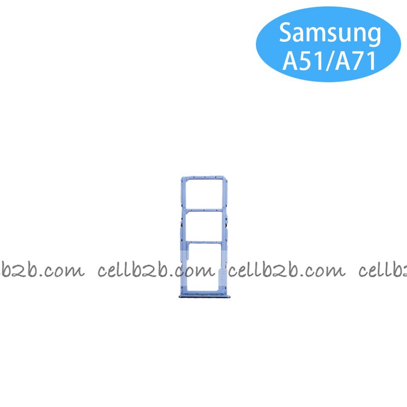 Bandeja de SIM para Samsung A51 A515F / A71 A715F Azul