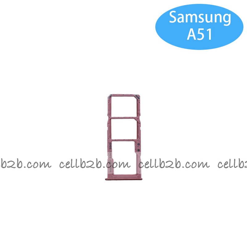 Bandeja de SIM para Samsung A51 A515F / A71 A715F Rosa