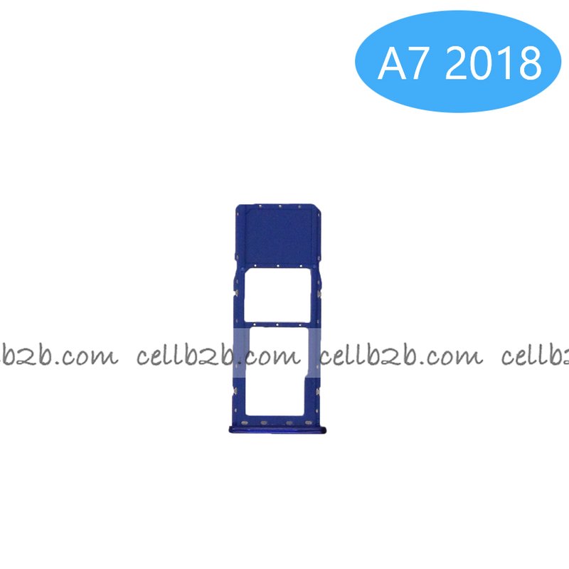 Bandeja de SIM para Samsung A7 2018/ A750 Azul