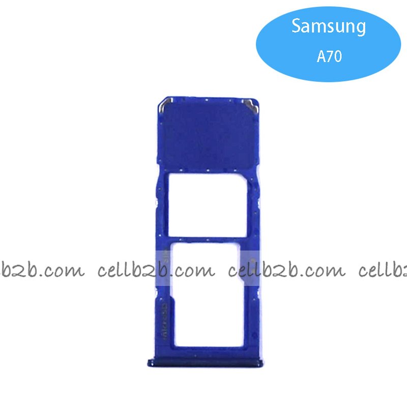Bandeja de SIM para Samsung A70 A705F Azul