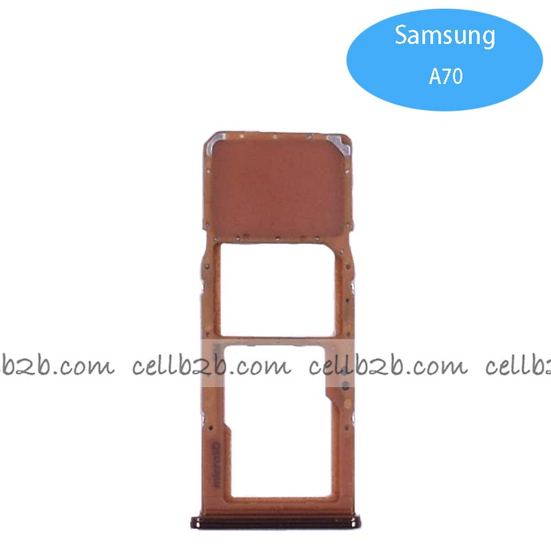 Bandeja de SIM para Samsung A70 A705F Dorada