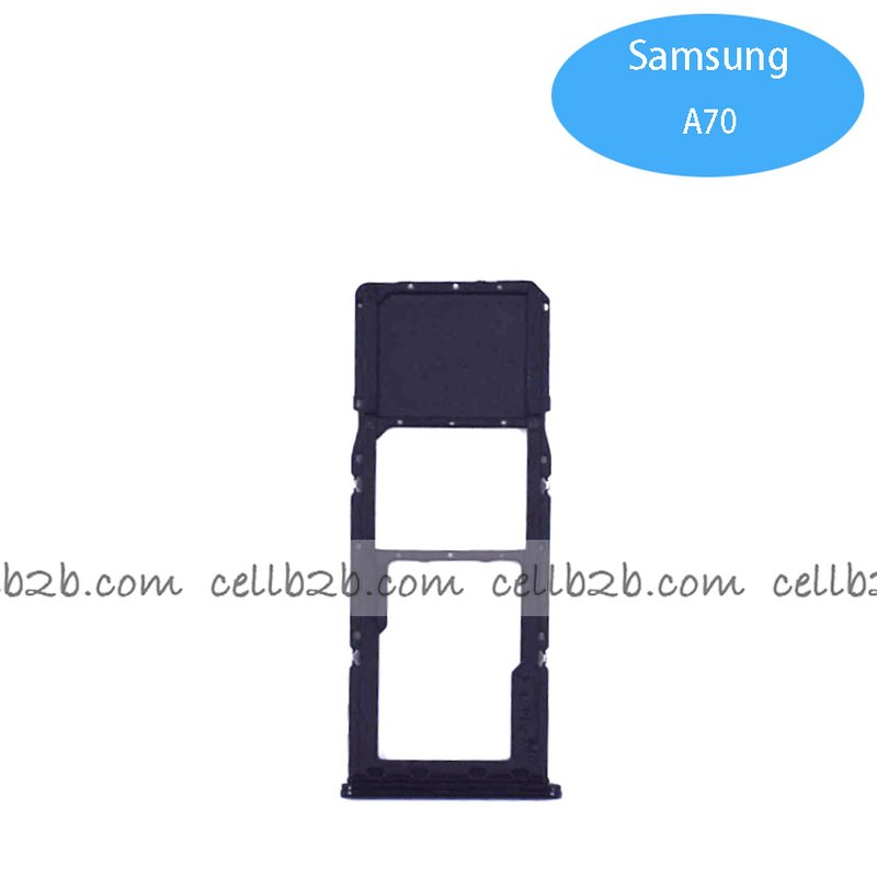 Bandeja de SIM para Samsung A70 A705F Negra