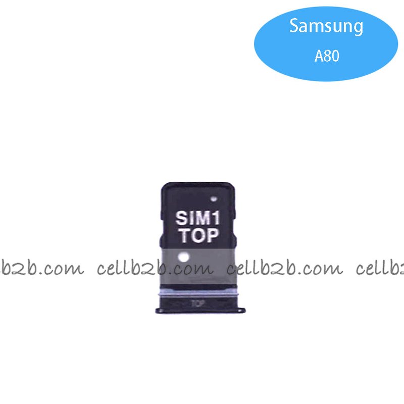 Bandeja de SIM para Samsung A80 A805F Negra
