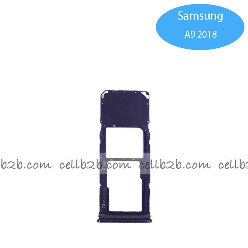 Bandeja de SIM para Samsung A9 2018 A920F Azul