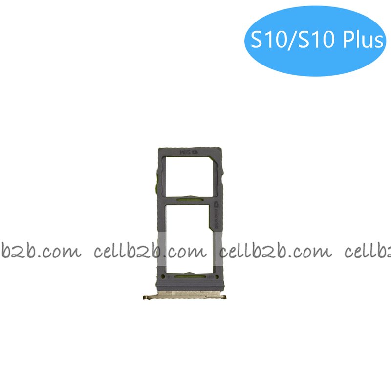 Bandeja de SIM para Samsung Galaxy S10/ S10 Plus/S10E  Plateado