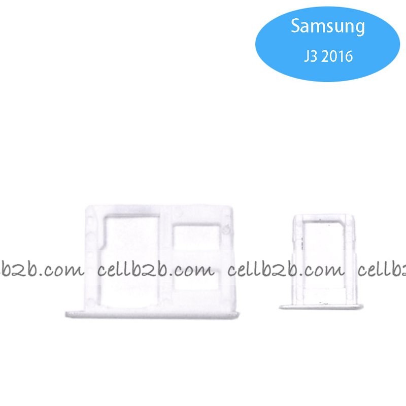Bandeja de SIM para Samsung J3 2016 J310 Blanca